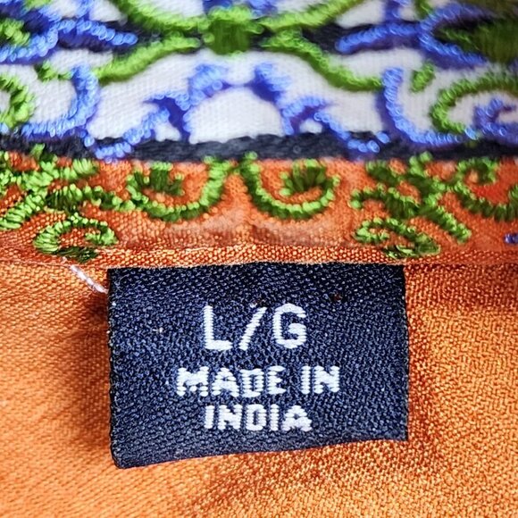 Robert Graham Cotton/Silk Accent Button-Up Shirt, Men's Large - Picture 5 of 12